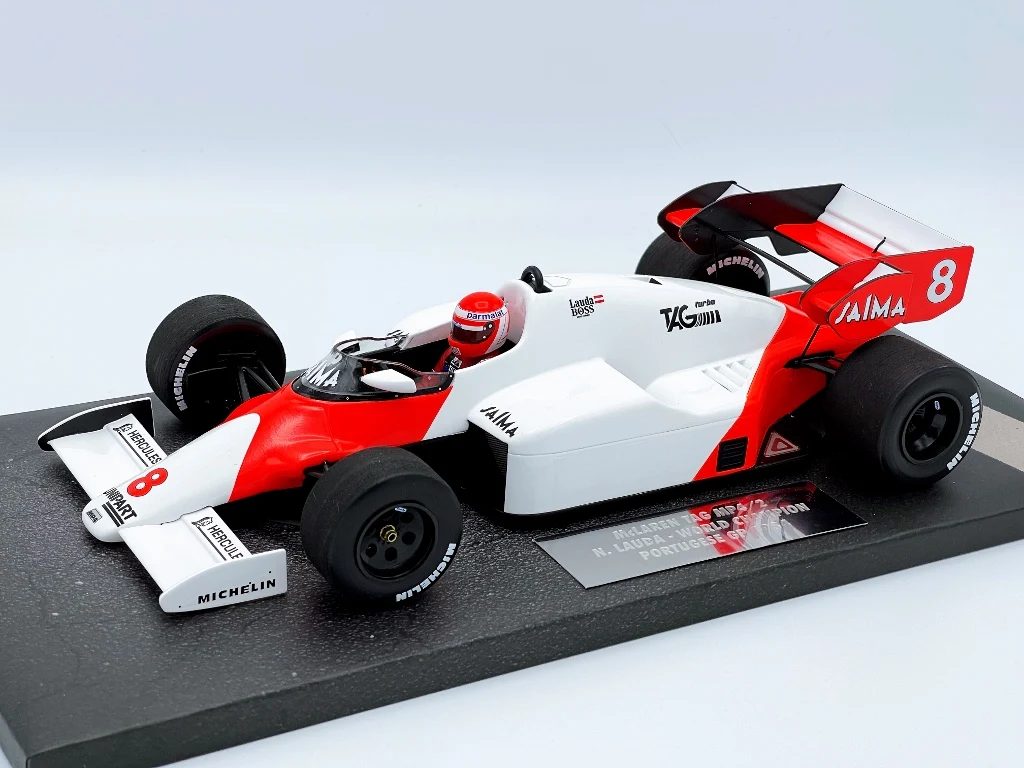 Minichamps 1:18 F1 MP4-2 1984 Niki Lauda Special Edition Simulation Limited Edition Resin Metal Static Car Model Toy Gift