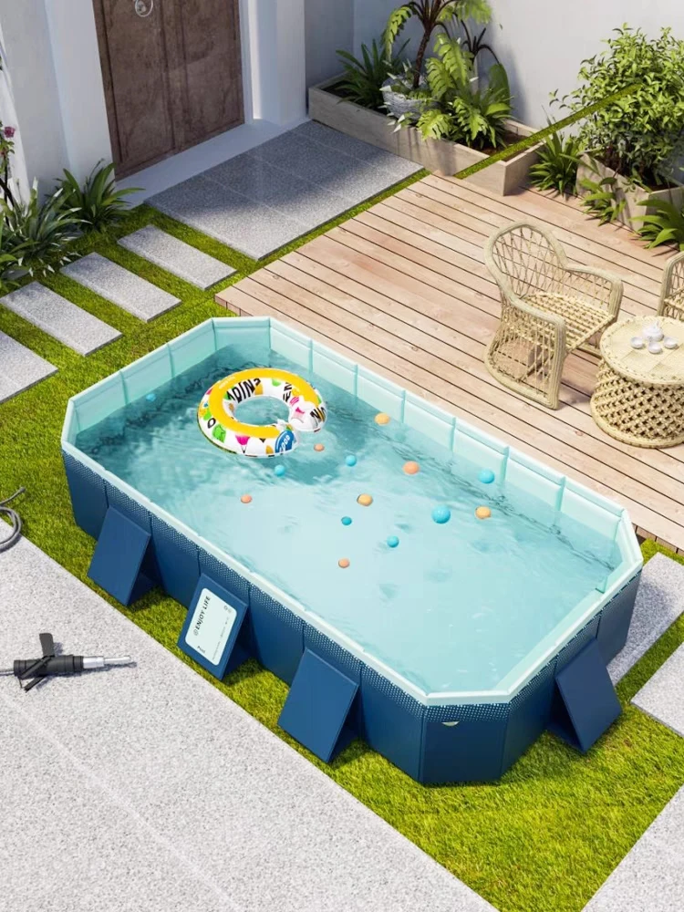 Duży basen 3/2.6/2.1M bez inflacji rodziny oprawione w wyjmowane baseny dla dzieci ogrodowa zabawki wodne Alberca