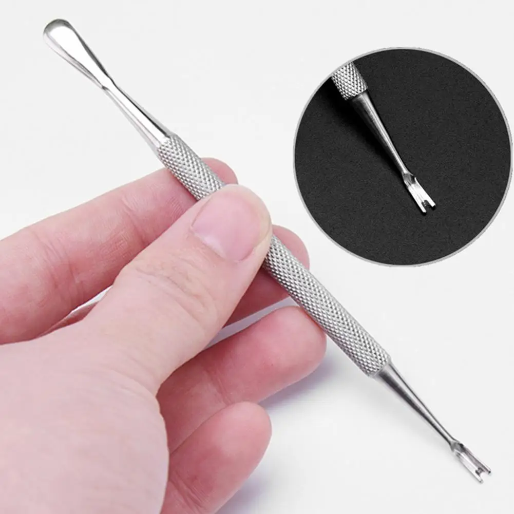 Practical  Nail Cutting Pusher Wear-resistant Remove Nail Dead Skin Fork Easy to Use Non-deformable Dead Skin Fork for Home