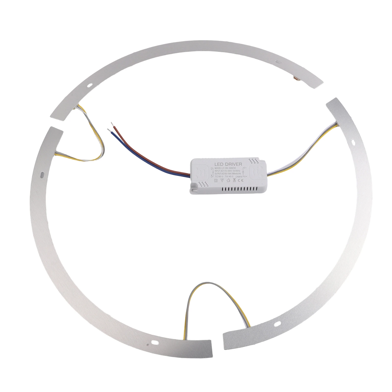 Curved Lens LED for fan Light Strip 38cm Size Three-Color Changing Feature Magnetic and Mounting Methods 36W*2 Output