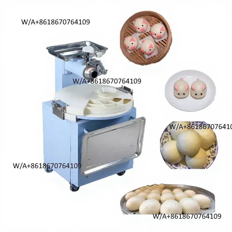 30 Pcs/min Bread Dough Ball Machine Making Commercial Dough Rounder Machine Berad Rounding Pizza Dough Divider Cutting