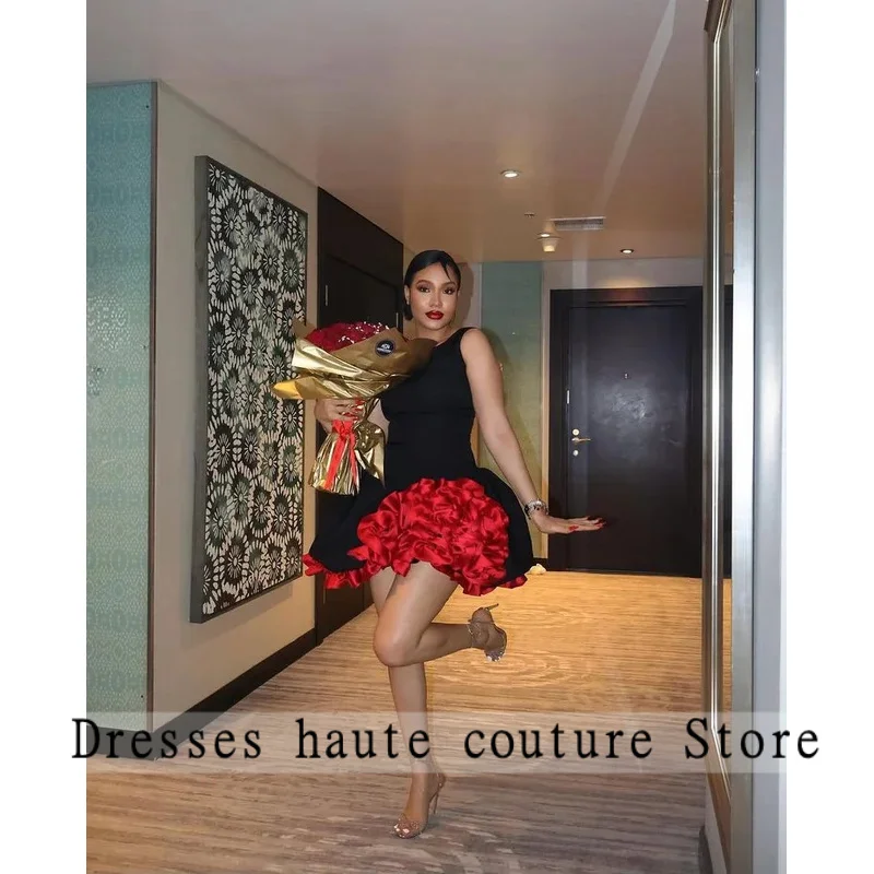 Aso Ebi A-line 3D Flower Ball Dress African Women Sexy Off Shoulder Formal Occasion Birthday Party Evening Dress Customized