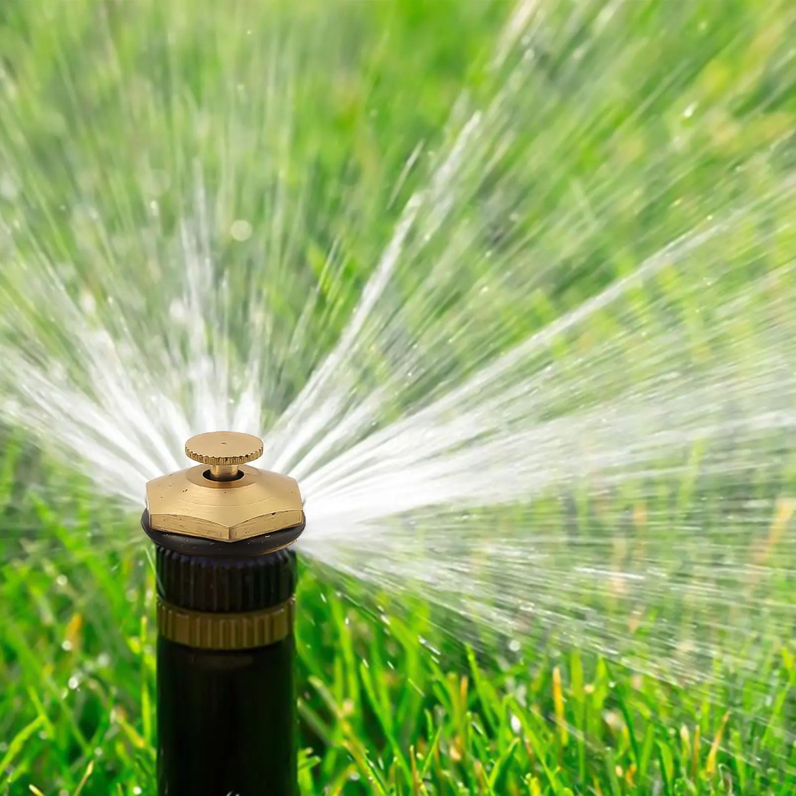 Brass Garden Mist Nozzle 1/2 DN15 for Lawn Spray Irrigation Atomizing Sprinkler Heads with 2-4 Meter Spray Diameter
