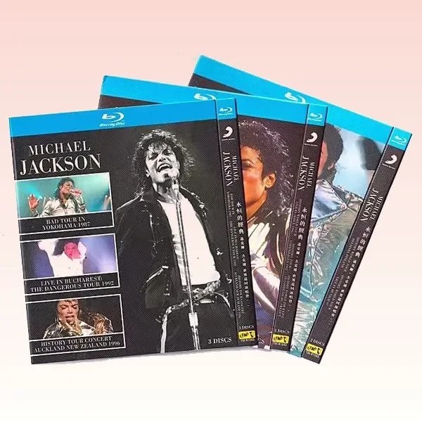Blu-ray Disc Michael Jackson Classic Concert 8-Disc Box Set Music Collection High Definition BD YIHUI