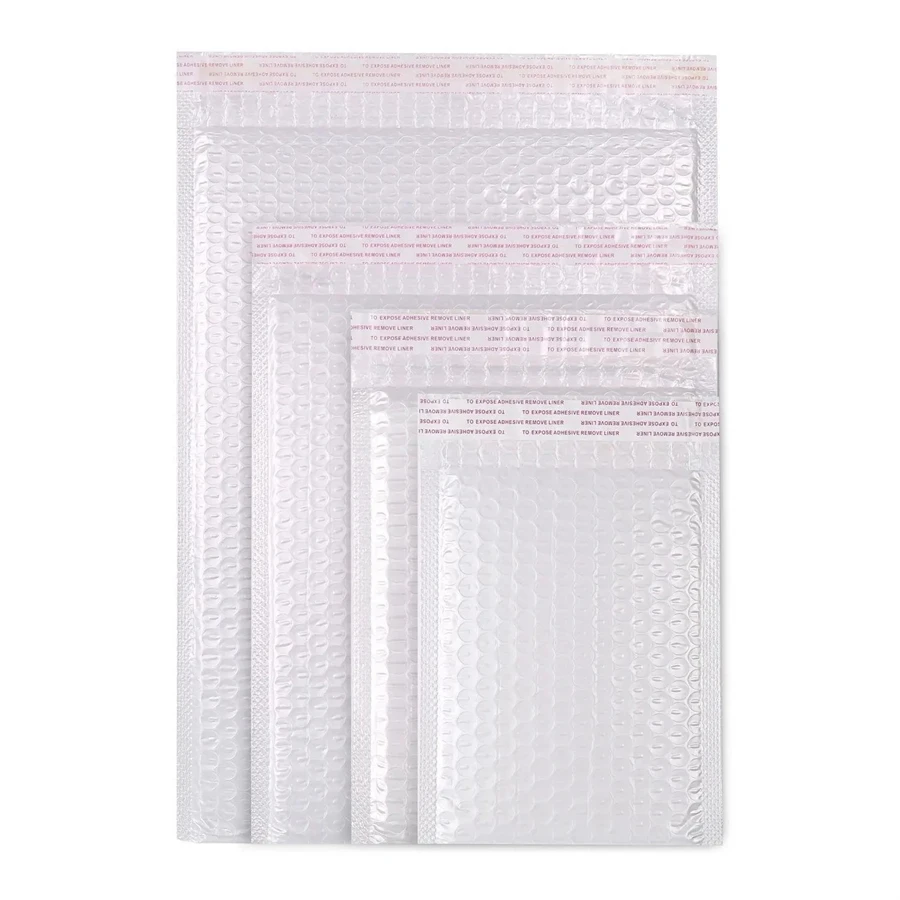 10Pcs/Set 13x15 hite Self-adhesive Waterproof Bubble Bag Small Business Mailing Package Waterproof Boutique Mailing Bag Jewelry