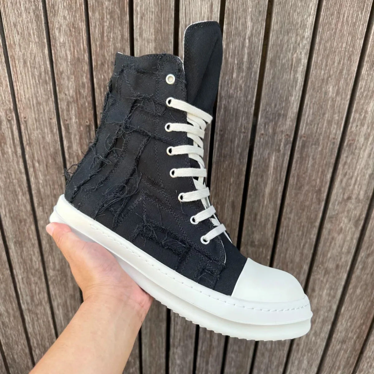 

Ro New Designer Breathable High-top Casual Shoes Boots Flat Sneaker High Quanlity Low-top Lace-up Canvas Shoes for Men and Women