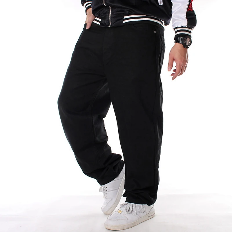 Fall/winter plus size casual jeans 8XL 7XL 6XLfashion new men's skateboard pants street trend loose and fatten up hip-hop jeans.