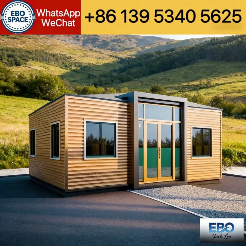 Professional Custom China Made Foldable House 20ft 30ft 40ft Prefab Modular Villa 2-3 Bedroom Fast Build Waterproof Expandable