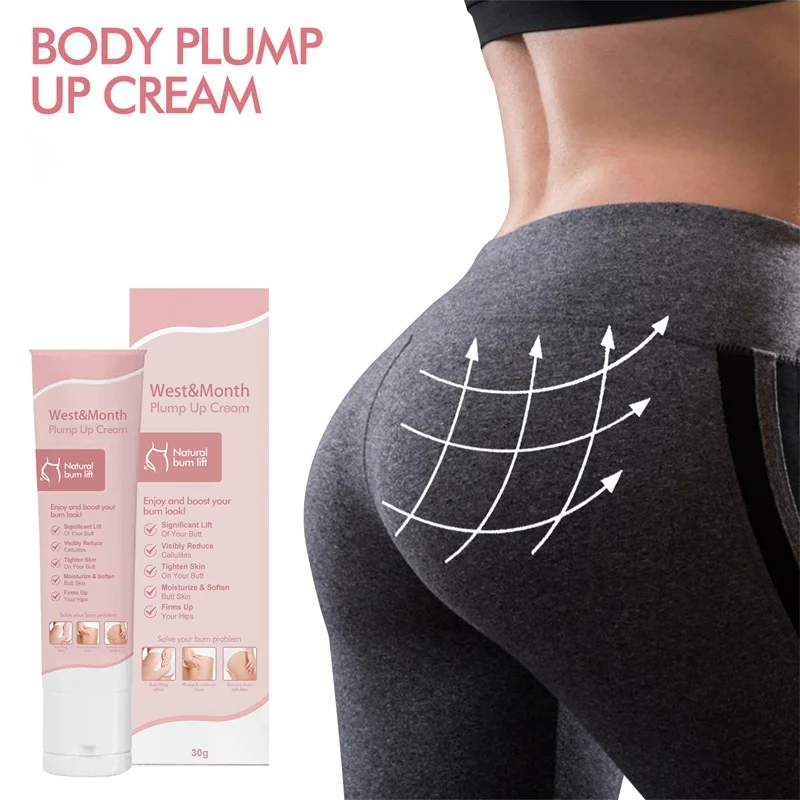Vitamin E Collagen Infused Buttock Massage Cream Firming Lotion Anti Sagging Sculpt Hip Curve Plump Smooth Body Skin Care