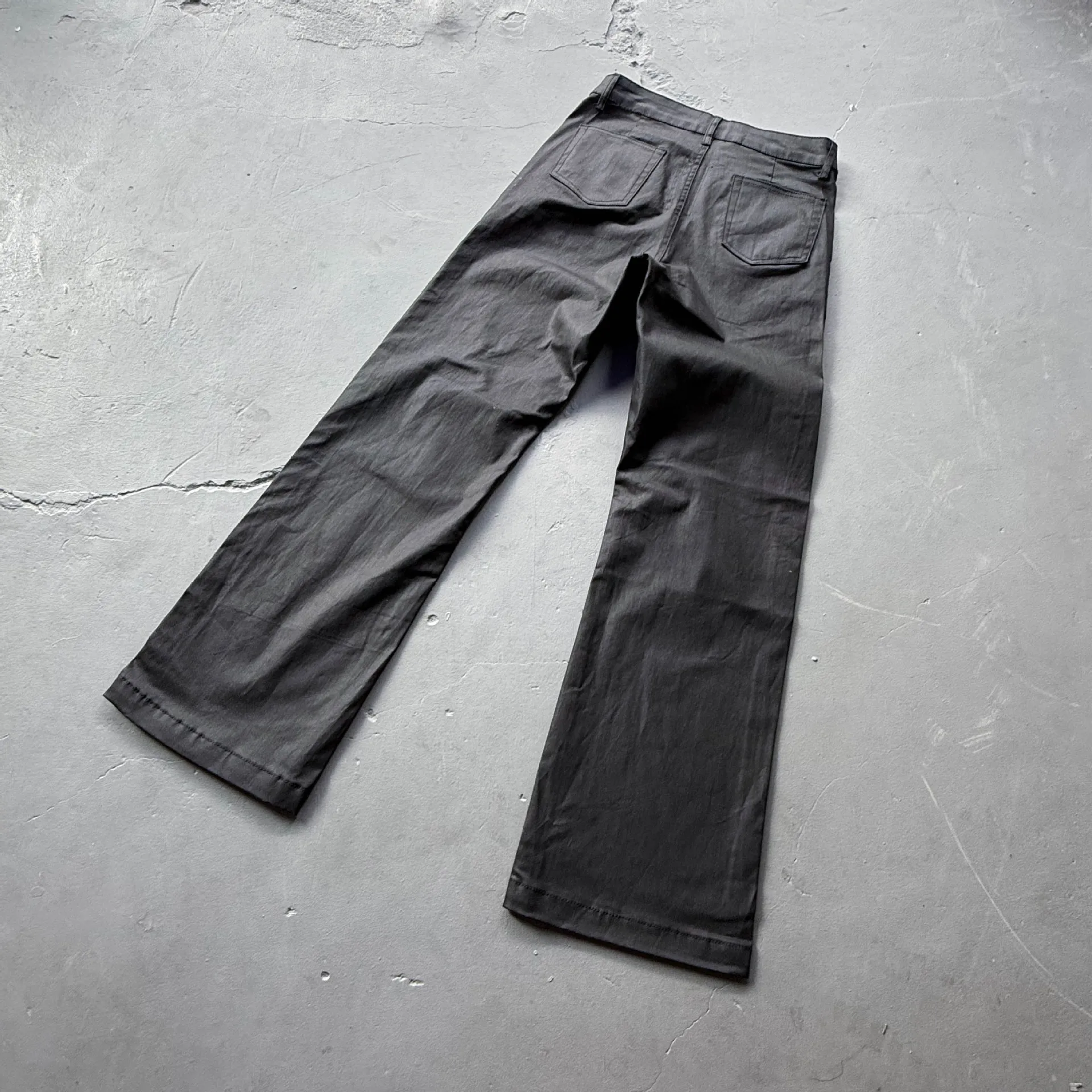 Nuevo Rick bolsillo con cremallera encerado deconstruido pantalones vaqueros ajustados pantalones vaqueros de algodón pantalones vaqueros casuales cómodos talla S M L XL # E51