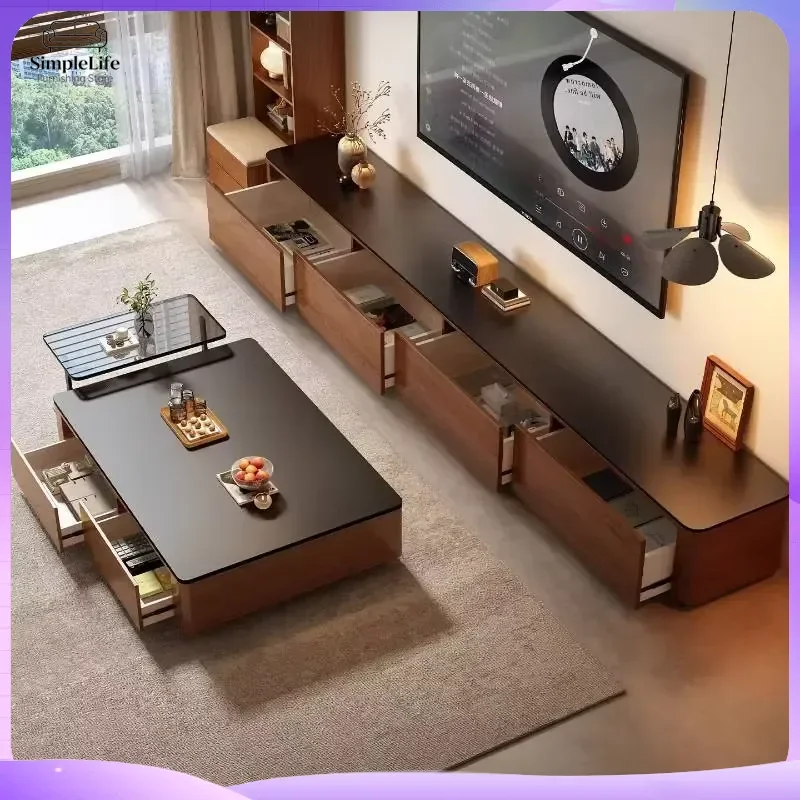 Modern TV Stand with Drawers for Living Room Bedroom Home Decor Storage Furniture TV Cabinet Assembly Required Minimalist