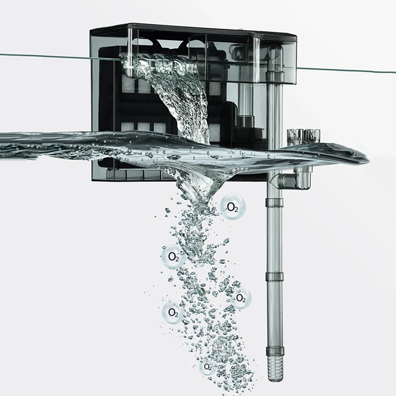 

Aquarium Filter Hanging Circulating Filters Oil Film Removal Water Treatment Pump Fish Tanks Waterfall External Filter System