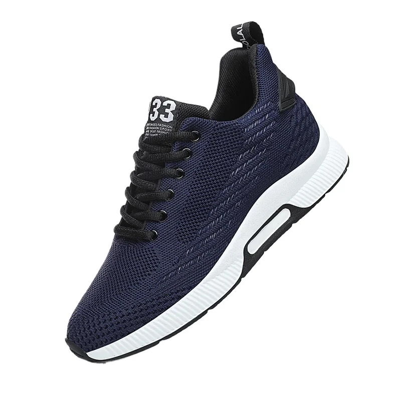 Men Height Increase Insoles 6cm Elevator Shoes Taller Heel Lift Zapatillas Men's Casual Shoes 2025 Plus Size 37-46 Sneakers