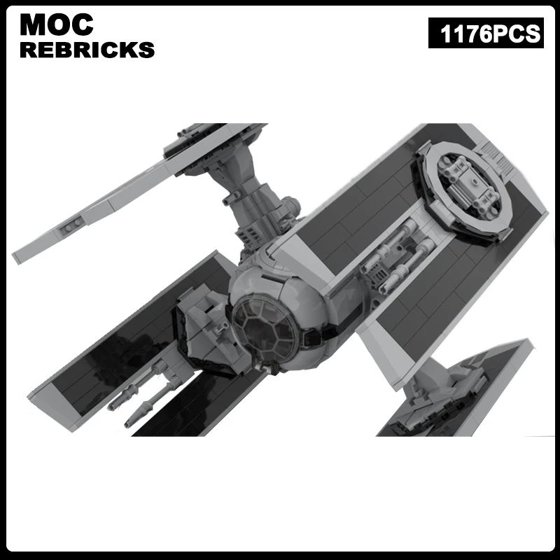 Space War Series TIE Harpoon Stealth Starfighter MOC Building Block Assembly Model Brick Toys Children's  Christmas Gifts