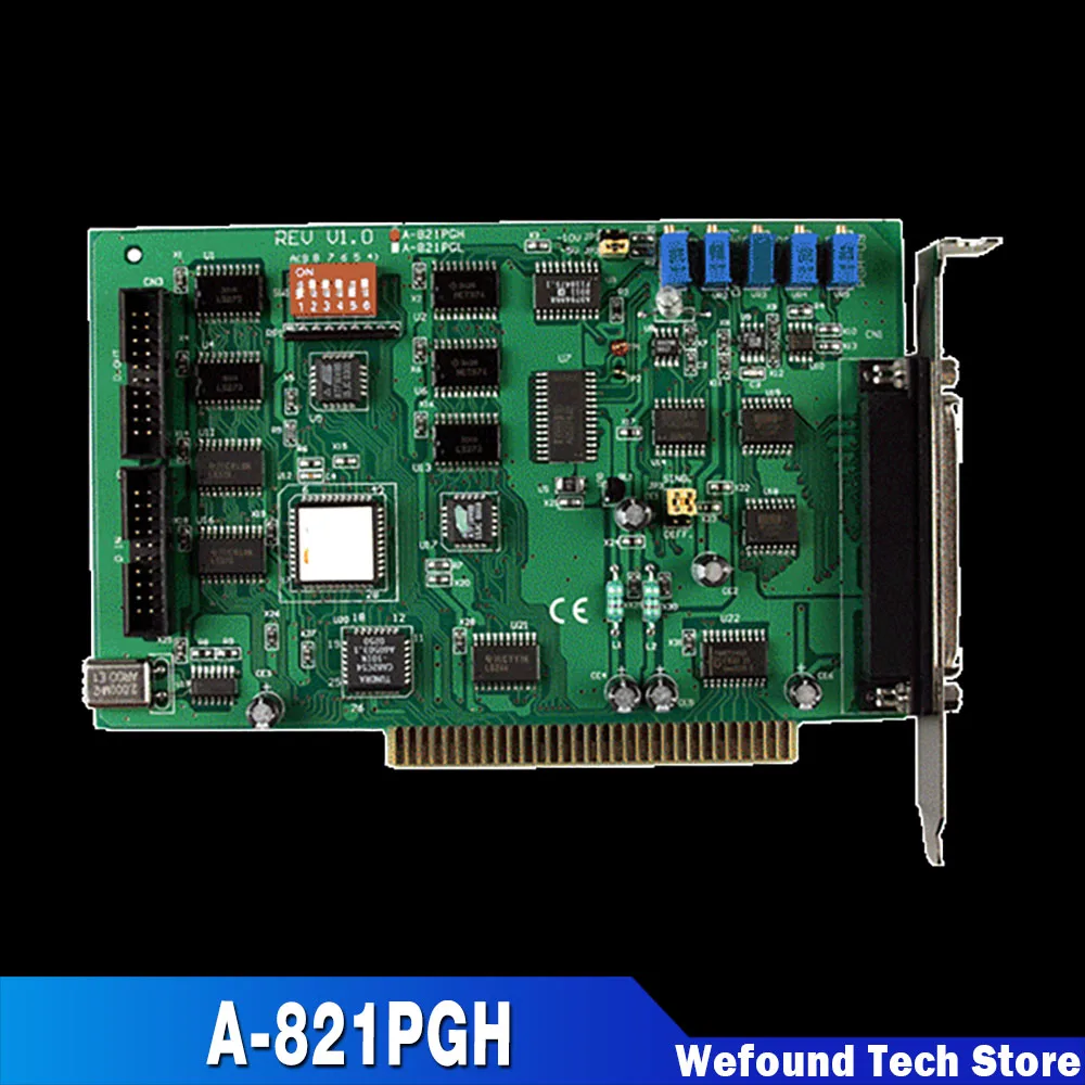 Stable Performance 16-way single-ended / 8-way Differential Analog Input Card A-821PGH A-821P