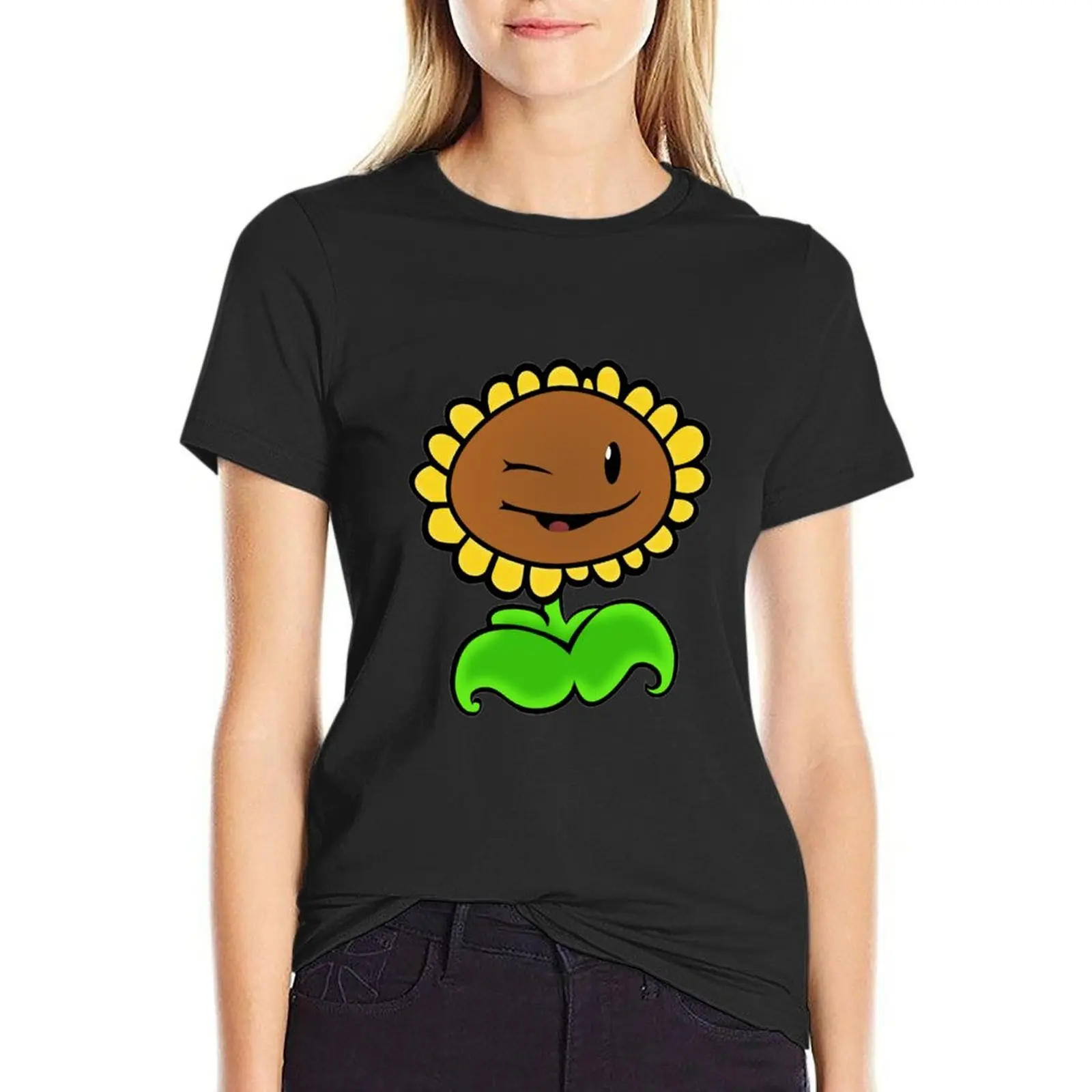 Sunflower PVZ T-Shirt customs design your own plus size tops sports fans cute tops clothes for Women