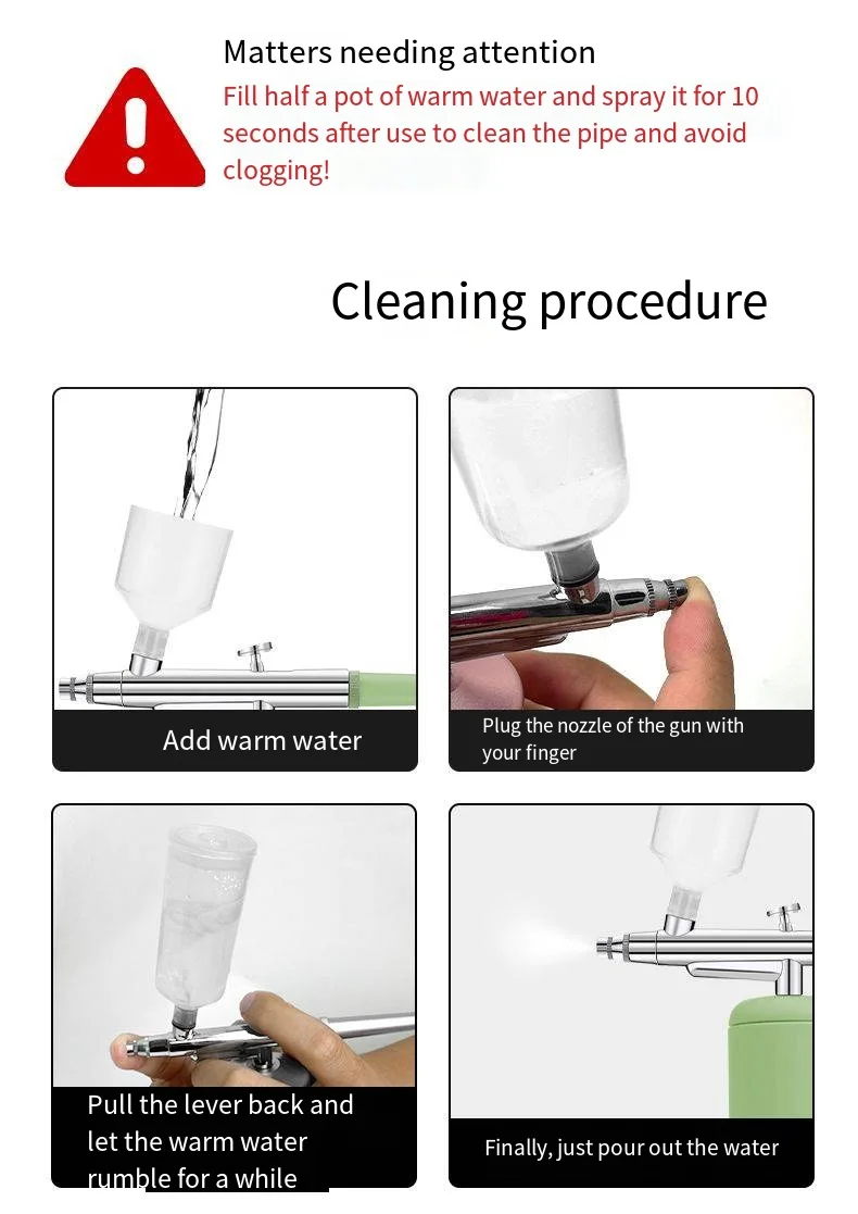 Portable USB Rechargeable Mini Electric High Pressure Oxygen Atomizer Air Compressor Spray Gun Sprayer Oxygen Injector Small Bubble Beauty Nano Skin Facial Hydration Moisturizing Skin Care Tools