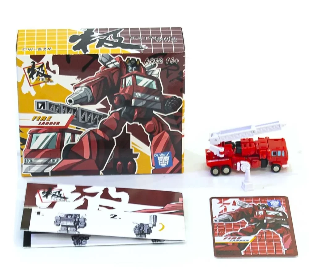 New Transforming Toys in Stock Dr Wu Customs DW-E24 Fireman Mini G1 Hell Extreme Battle Action Figure Toy Collection Gift