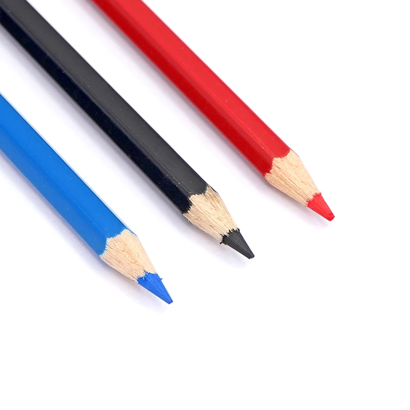 Stylo marqueur dentaire Oral, marqueur intra-oral en bois rouge/bleu/noir, stérilisable, pour prothèse dentaire, réparation de fausses dents, ligne de signe, outil de dentisterie, 1 pièce