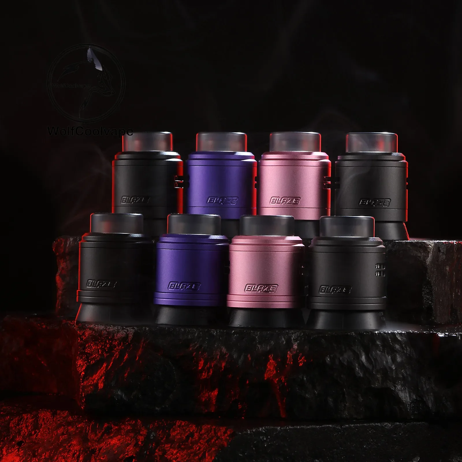 Thunder Cloud Blaze RDA Rebuildable Dripping Atomizer - Authentic, BF Pin, Single/Dual Coil, 24mm Diameter