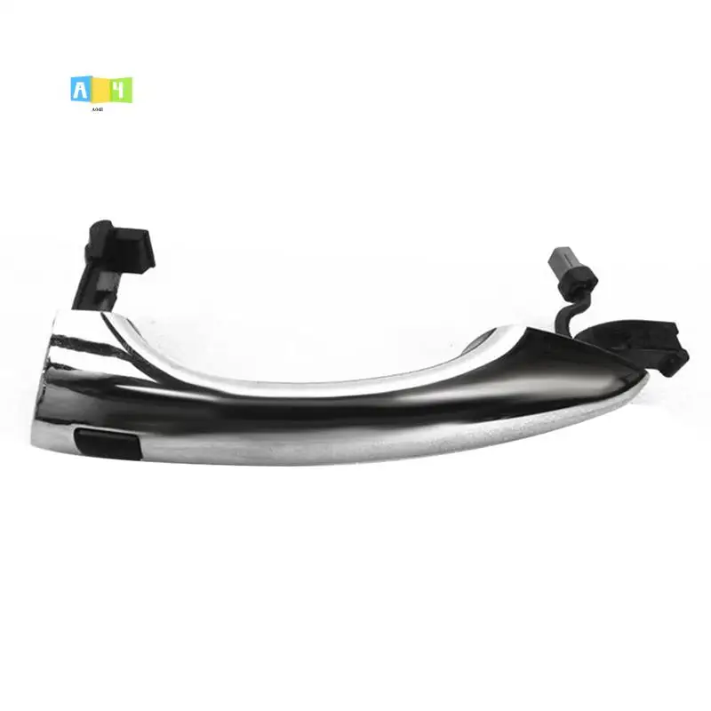 

A04E-1Pair Front Door Inductive Chrome Handle Have Button 82651-C5710 82661-C5710 For Kia Sorento 2015-2018 Door Pull Lid