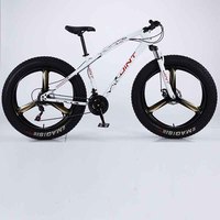 2025 New SY Fatbike 24 26 Inch 21 24 27 Speed Carbon Steel Disc Brake Shocking Absorption Adult Bicycle Beach Snowmobile MTB