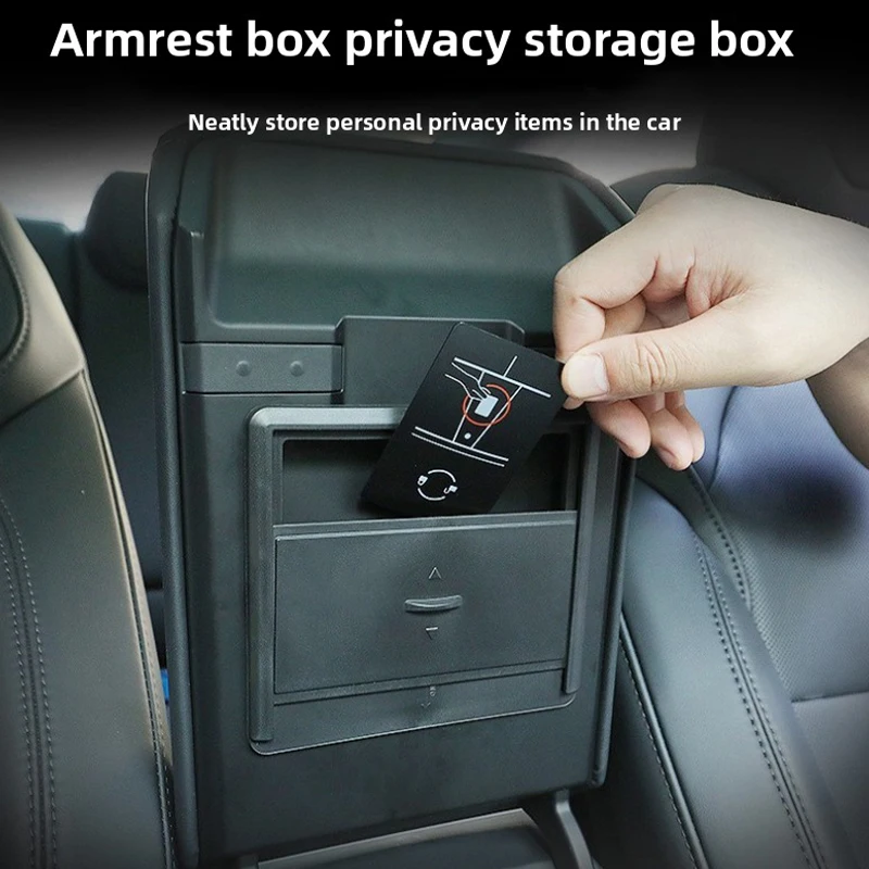 

For Tesla Model 3 Y Model Y Juniper 2017~2026 Car Storage Box Model 3 Highland Armrest Hidden Organizer Box Interior Accessories