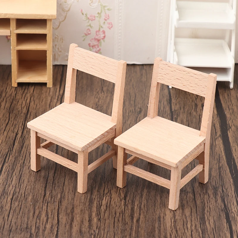 1/12 Dollhouse Miniature Chair Dollhouse Living Room Furniture Decoration Dolls House Accessories For Kid Pretend Play Toy