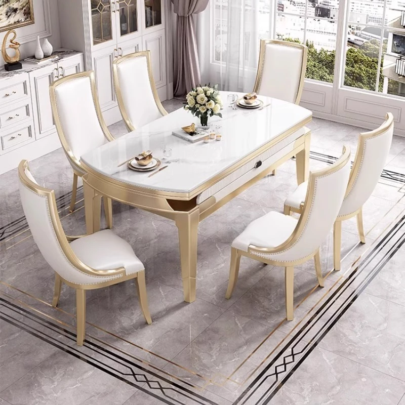

Wood Nordic Dining Table Modern Folding Luxury Design Dining Table Relaxing Multifunctional Mesa De Centro De Sala Furniture