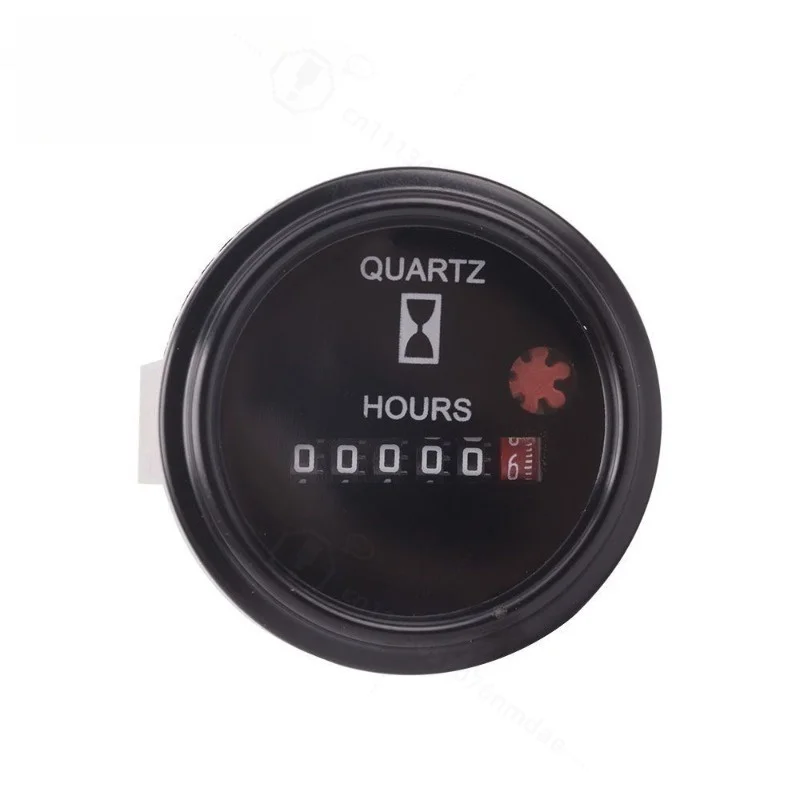 VD-G-H Hour Meter Industrial Timer Gauge for Diesel Generator Excavator Construction Vehicle Mechanical Operating Hour Counter