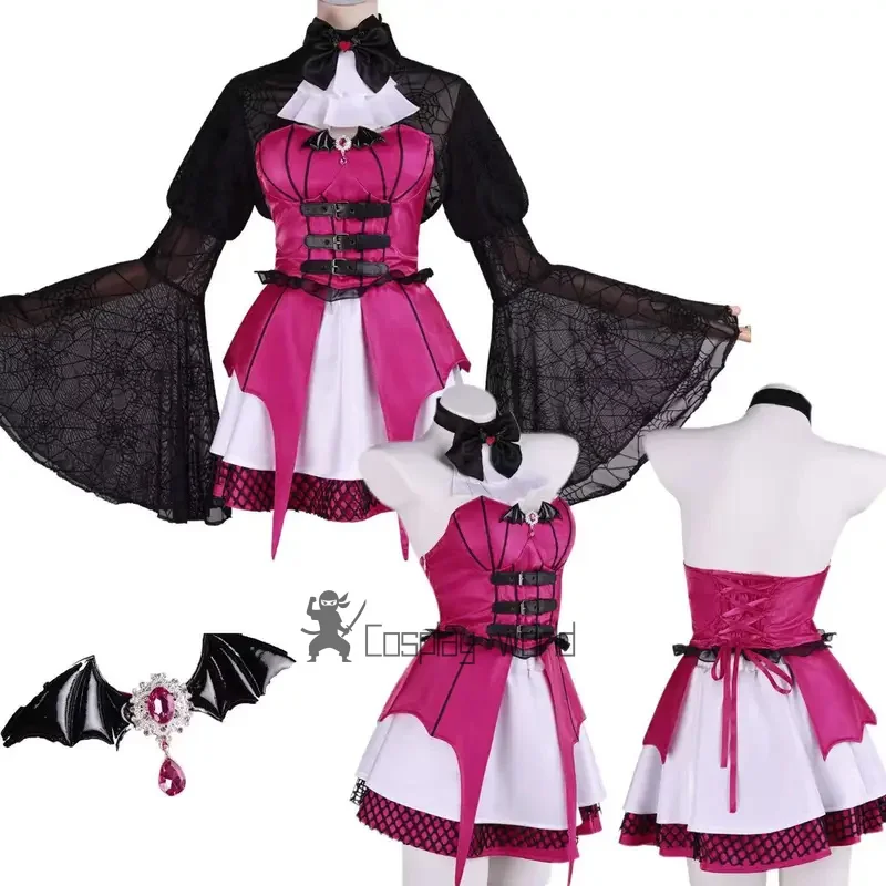 

Draculaura Cosplay Costume Lolita Women's Corset Dress Gothic Punk Halloween Carnival Party Outfits