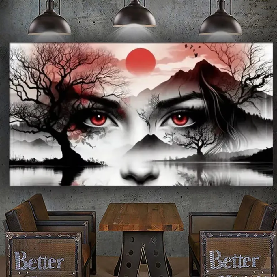 

Fantasy abstract face landscape Diamond Painting New 2025 Full Diamond Mosaic Cross Stitch Kits Amazing Woman Home Decor Gift