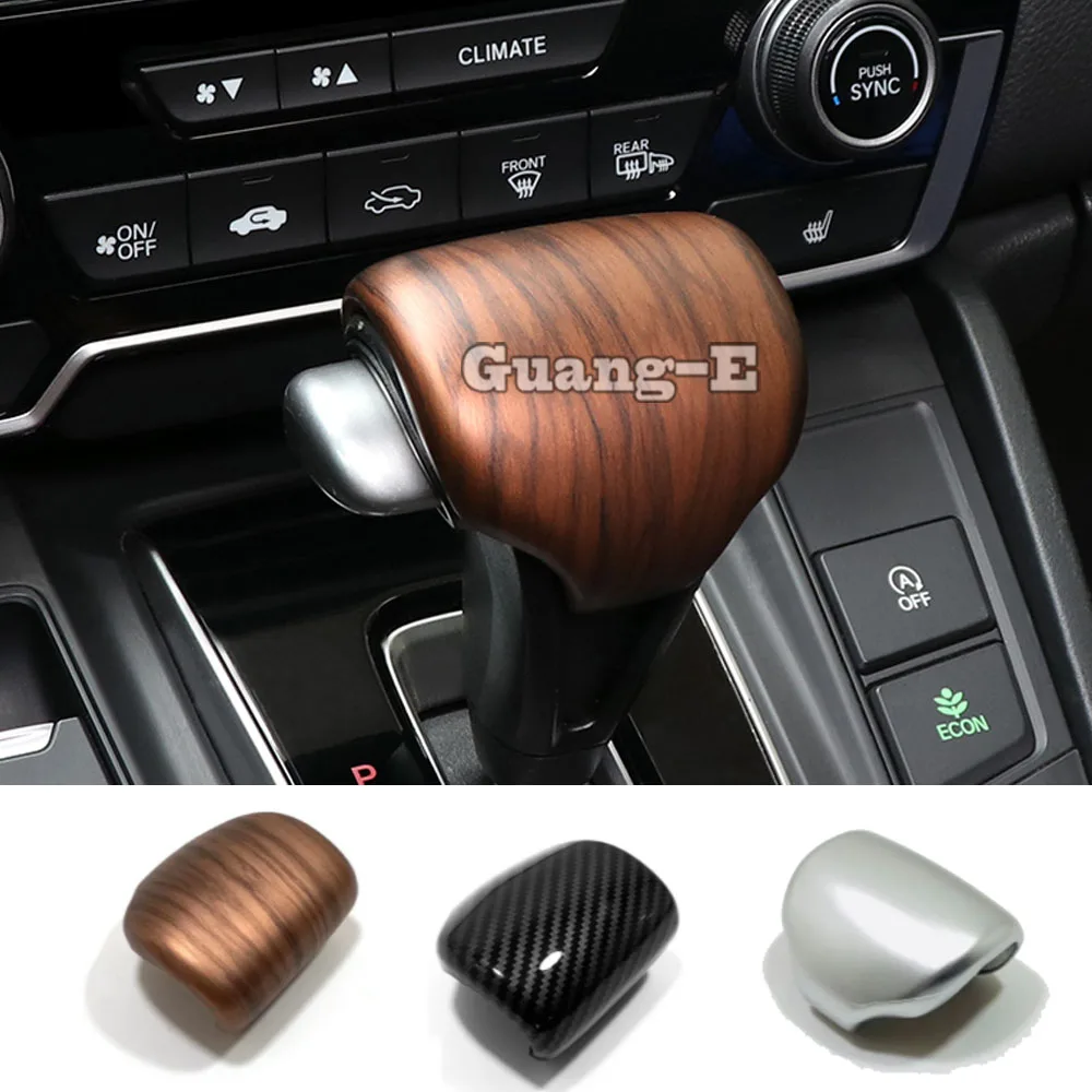 

Gear Shift Knob Trim for Honda CRV CR-V 2017 2018 2019 2020 Car Speed Gearhead Control Covers Accessories Stickers Decoration