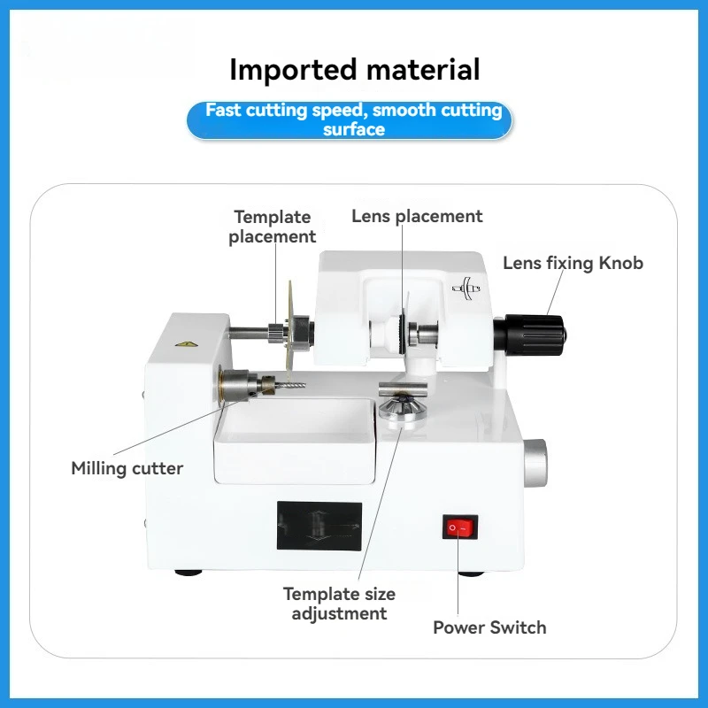 Lens Edging Machine Optical Lens Cutting Machine Template Machine Mold Making Lens Opening And Cutting Machine