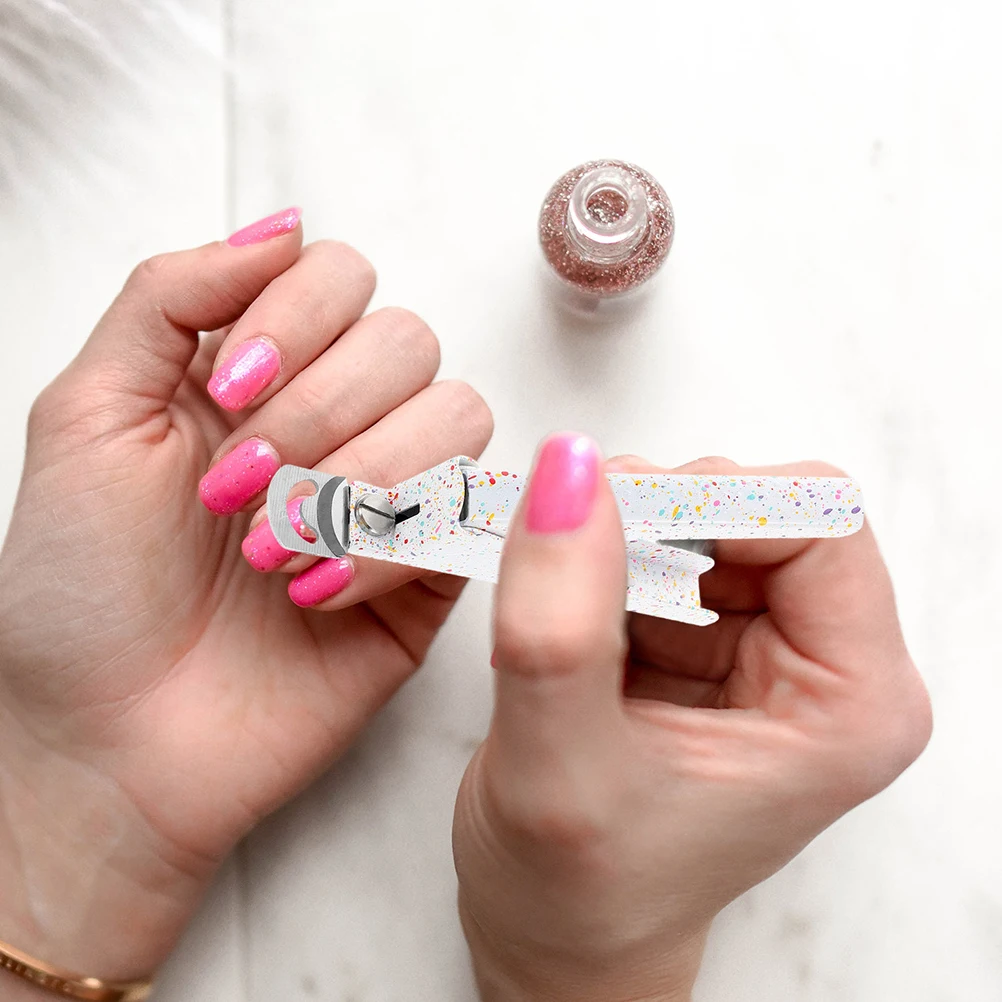 

2Pcs Stainless Steel Nail Clippers Portable Heavy Duty Manicure Toenail Clippers for Thick Nails Precision Ingrown Toenail Kit