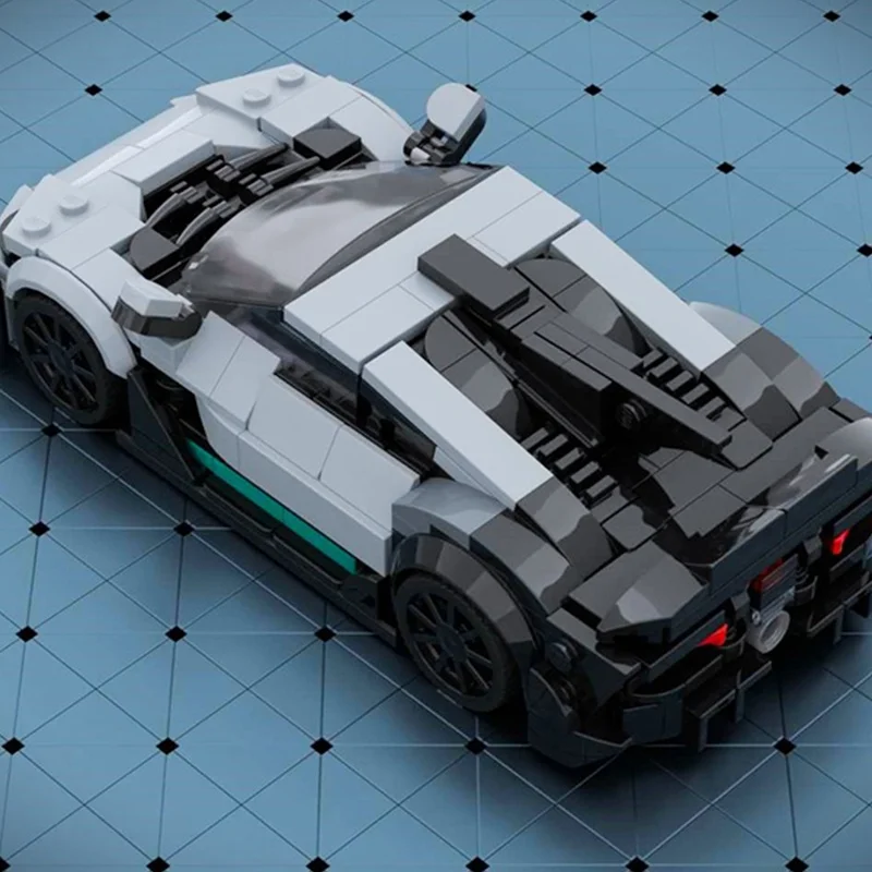 392 個 MOC メルセデスシティチャンピオンズモデルビルディングブロックおもちゃ建築組み立て DIY クリスマスギフトクリエイティブアイデア