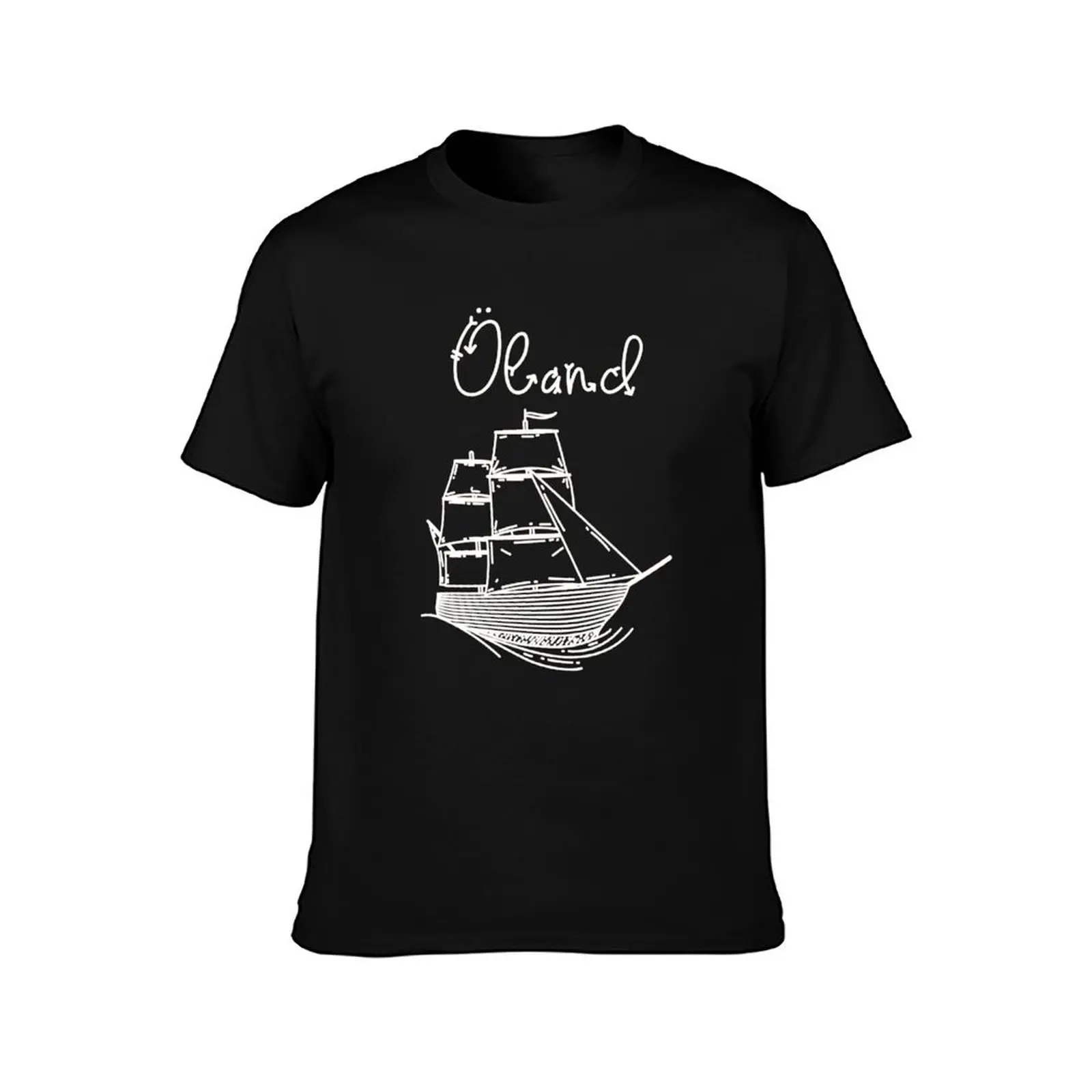 ?land Baltic Sea island vacation with sailing ship T-Shirt anime t shirts Man t-shirt t shirts for men cotton