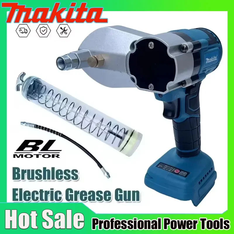 

Makita Brushless Electric Grease Gun High Pressure Lubricating Oil Injector Machine Grease Guns For Makita 20V Battery