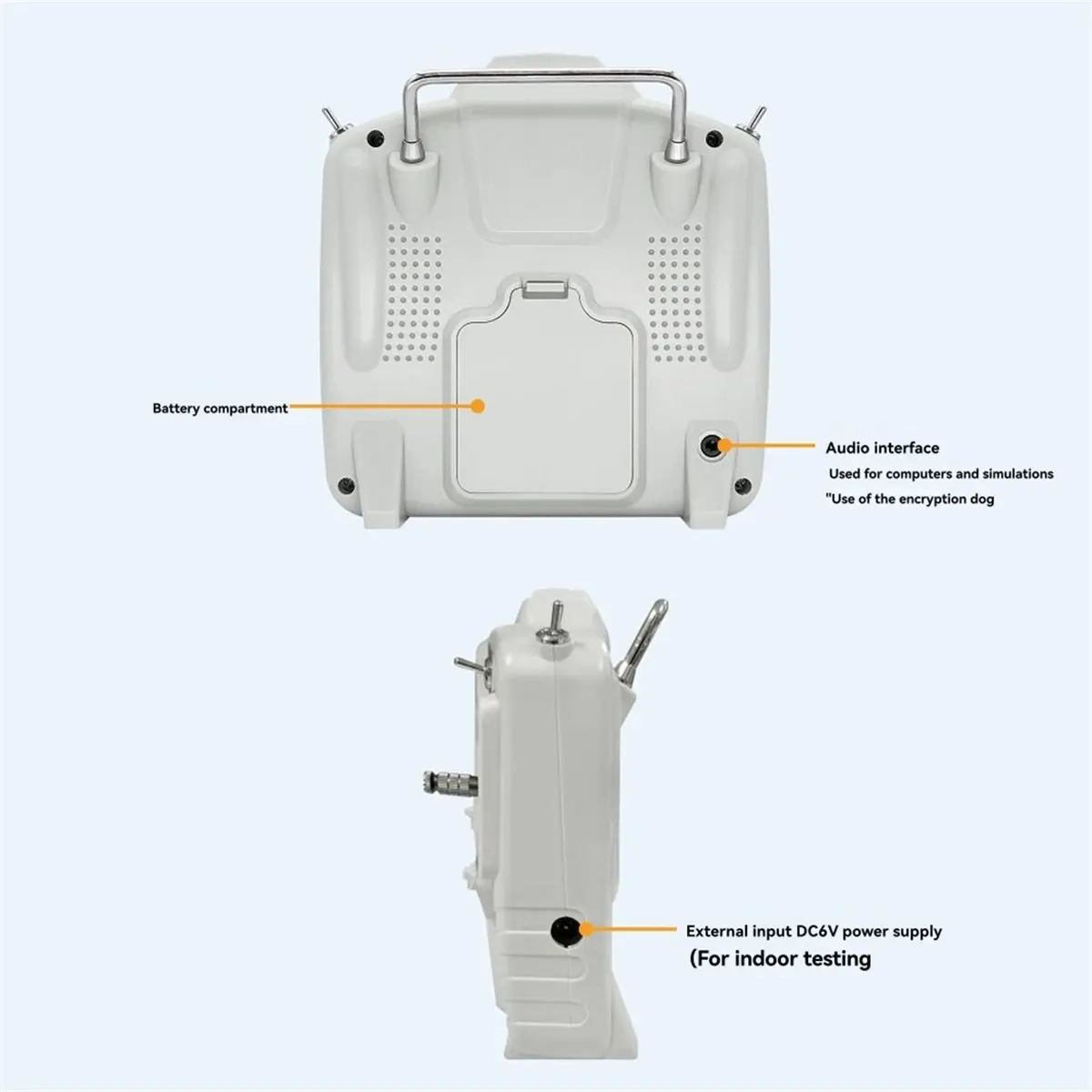 AU47-MC6C Mini V2 2.4G 6CH Controller Transmitter W/ Receiver Radio System for RC Airplane Drone Multirotor Helicopter Boat