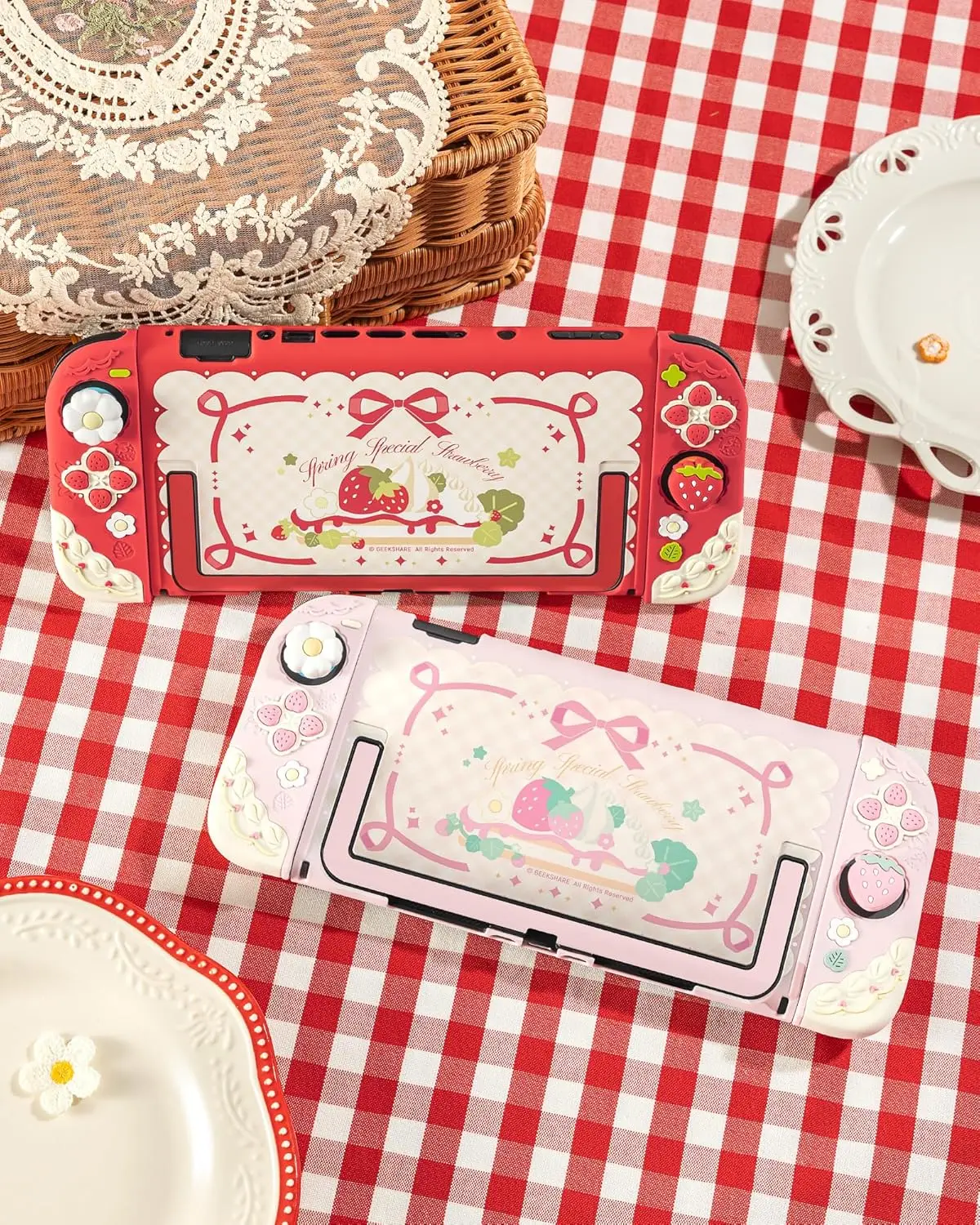 GeekShare 保護ケース Switch 2 (2025 - Strawberry Huller のレビューと価格