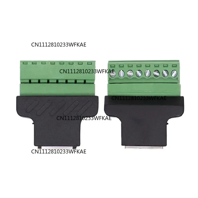 2/4PCS RJ45 Ethernet Female To 8Pin Screw Terminal Connector Cable Extender Adapter Computer Related Connection
