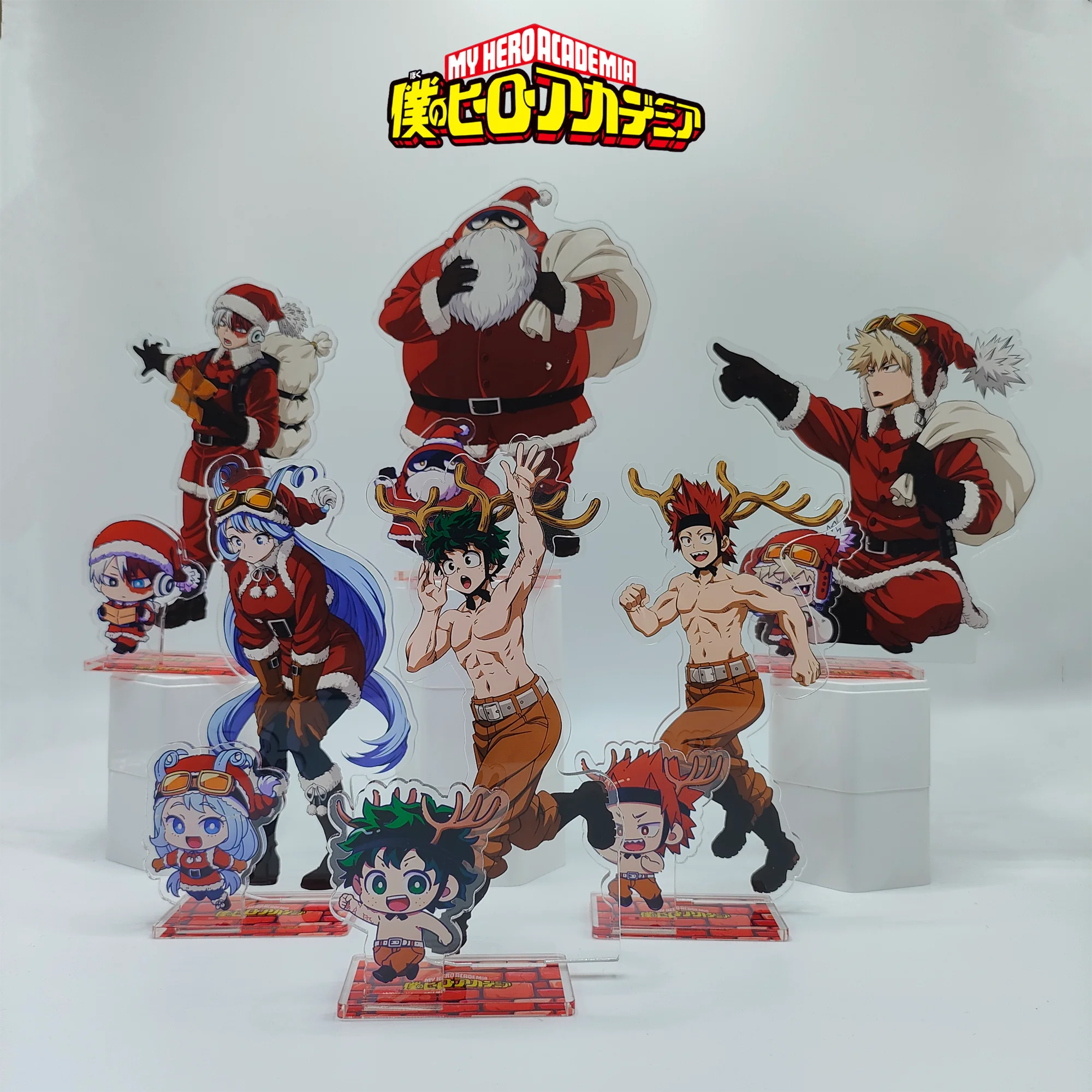 My Hero Academia Anime 15 سم حامل أكريليك - لوحة ديكور مكتب عيد الميلاد للمشجعين، حامل عرض كوسبلاي هدية علوية #1