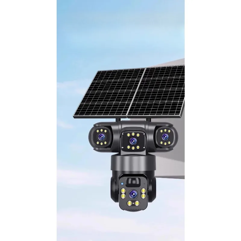 

Monitor outdoor 360 degrees no dead ends mobile phone remote no electricity no network outdoor