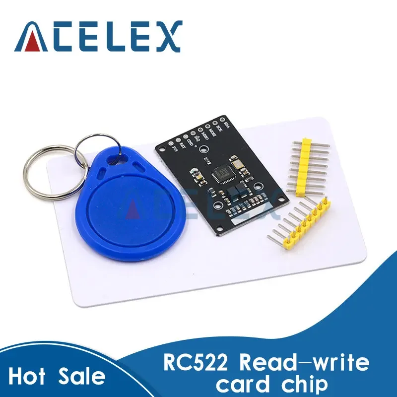 MINI RFID module RC522 Kits S50 13.56 Mhz 6cm With Tags SPI Write & Read for arduino  2560