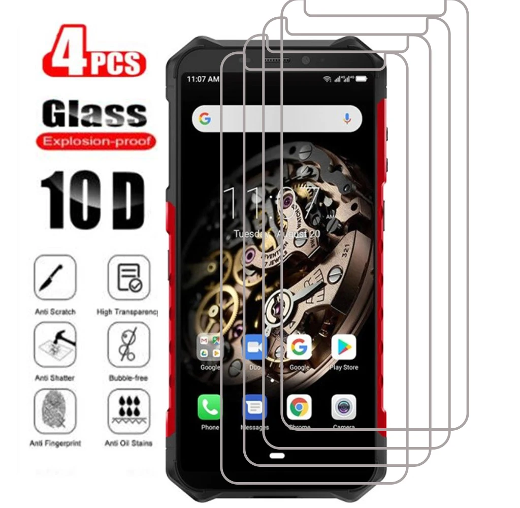 4 SZTUKI dla Ulefone Power Armor 13 11 5G 11T 12 8 Pro X5 X8i X8 X9 9 9E Note 9P 10 12P 7T Folia ochronna ze szkła hartowanego