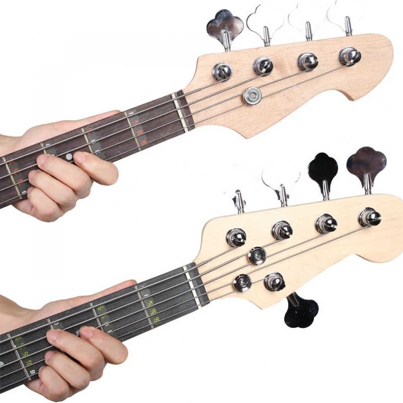 4/5 Saiten E-Gitarre Bass Griffbrett Hinweis Karte Aufkleber Aufkleber, Ukulele Bass Griffbrett Hinweis Etiketten – Detail 4