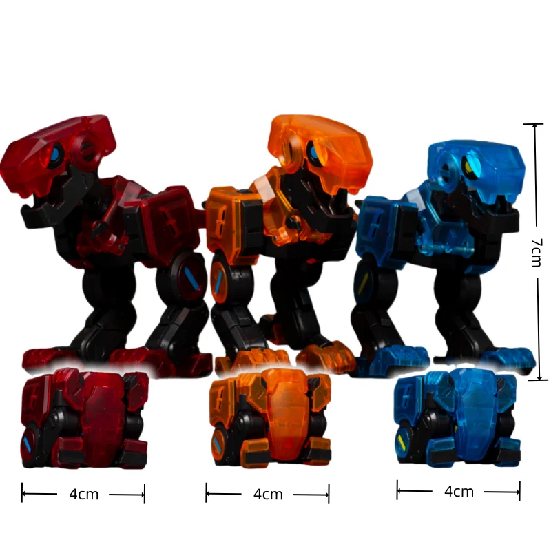 Boîte Cube de bête transformée, modèle de dinosaure Transparent en édition limitée, jouet pour Collection garçons et filles