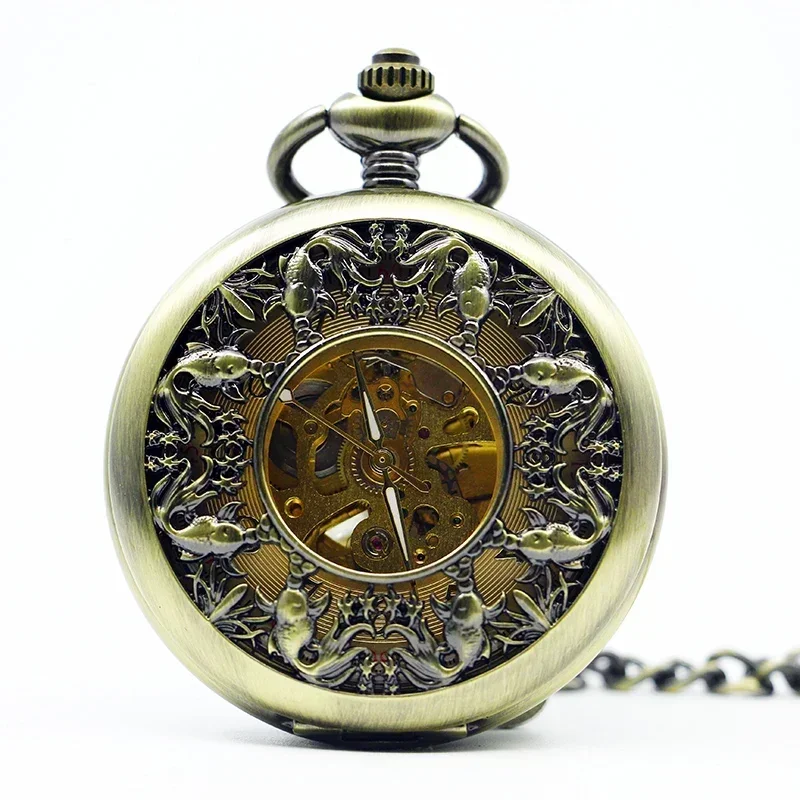 

Nostalgic Collection Vintage Mechanical Pocket Watch For Men Women Collection Steampunk Necklace Pendant