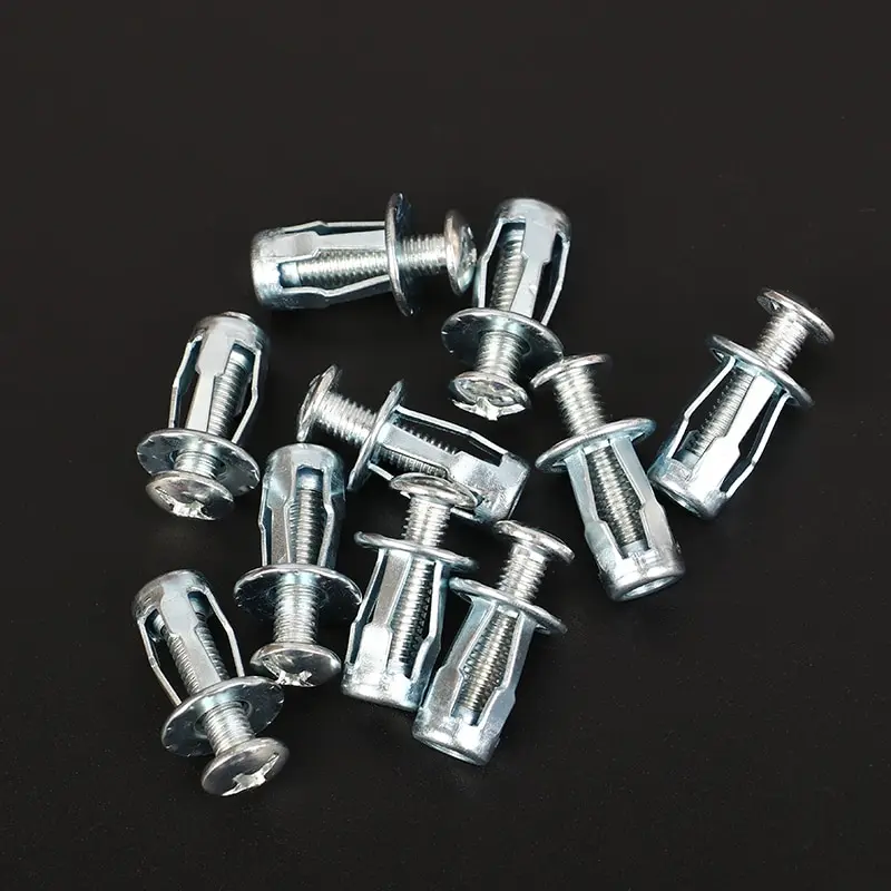 10 Sets M4/M5/M6 Jack Nuts Car Metal Screw Petal Nuts With Screw For Hollow Wall Iron Skin