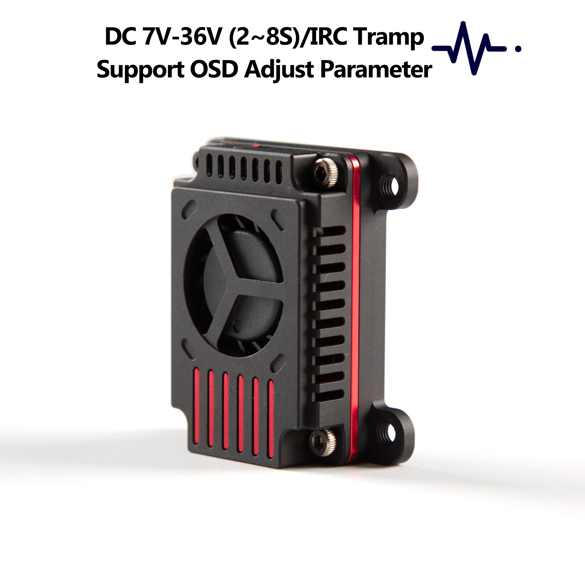 5.8G 3W VTX 4.9G-6G 고출력 72CH VTX 비디오 송신기(CNC 쉘 포함) RC 쿼드콥터 DIY 부품용 PIT 25mW/400mW/800mW/3000mW